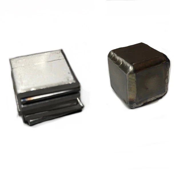 Stainless Tig Welding Practice Kit - 1” Cube W/ Filler Rod