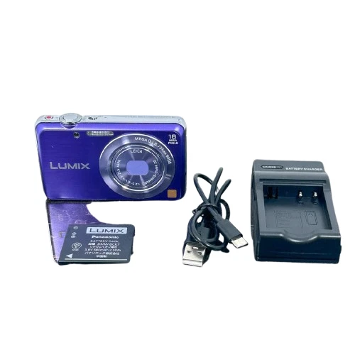 PANASONIC LUMIX DMC-FH8 Purple Compact Digital Camera
