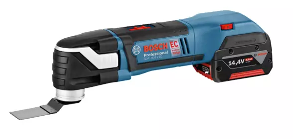 RASCHIETTO MULTIFUNZIONE BOSCH GOP14,4V-EC - BRUSHLESS C/2 BATTERIE DA 4 Ah+ACC