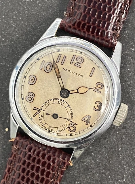 Vintage Hamilton Military Style
