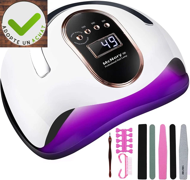 Lampe UV Sèche Ongles LED Séchoir Professionnel Capteur Automatique Lcd Ecran