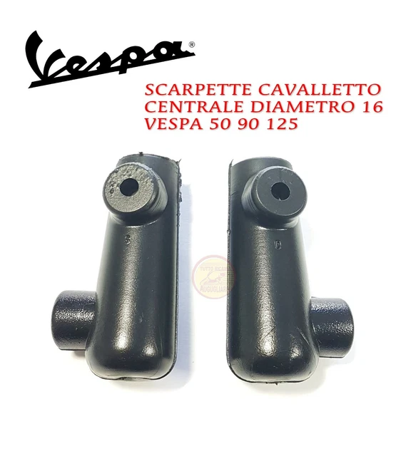 NUOVO CAVALLETTO CENTRALE Zincato Completo Di Scarpette Per Piaggio Vespa 50 EUR 17,50 - FR - Foto 2