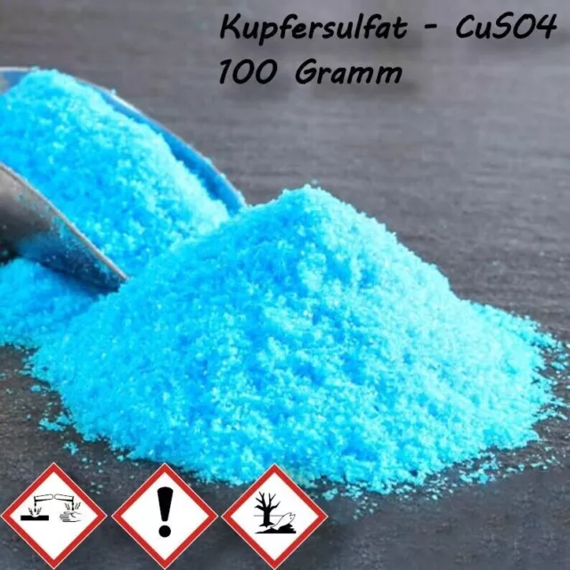 Kupfersulfat 100g CuSO4 5H2O Kupfer II-Sulfat Pentahydrat