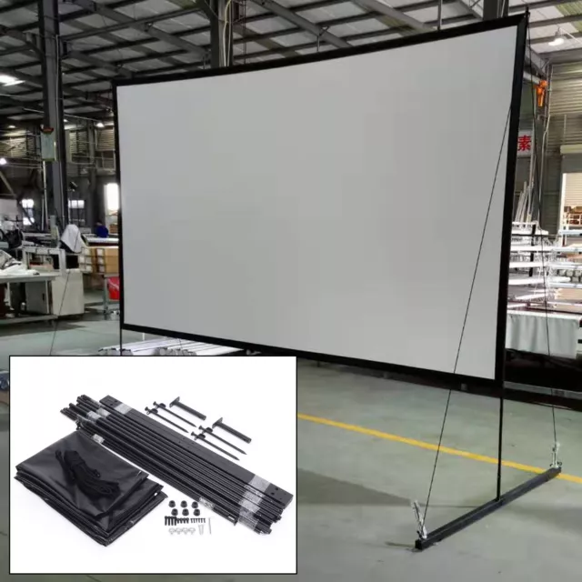 150” 4K Leinwand Beamerleinwand 16:9 Beamer Projetionswand mit Ständer