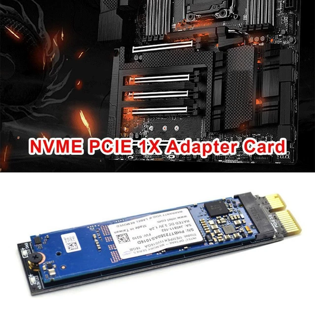PCIE TO M2 Adapter NVMe SSD M2 PCIE X1 Riser PCIE M Key Connector for