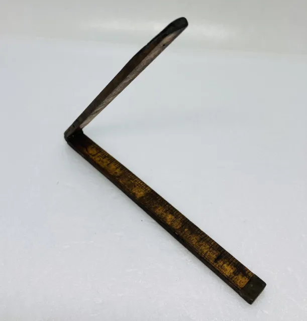 Rare The CS CO. Wooden Architect`s Scale 24” Folding Ruler No 53 USA 20