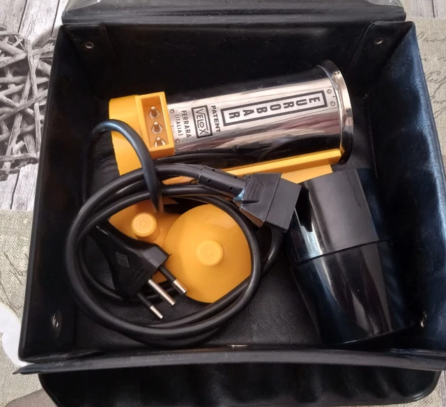 Vecchio Bollitore Da Viaggio VELOX in Custodia Anni 70 Funzionante