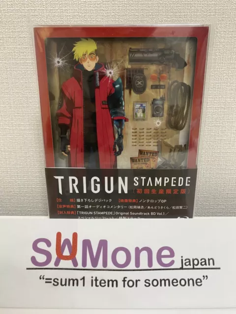TRIGUN STAMPEDE Vol.1 First Limited Edition Blu-ray Soundtrack CD Booklet Japan
