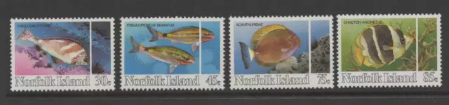 1984 NORFOLK ISLAND REEF FISH SG334-337 mint unhinged