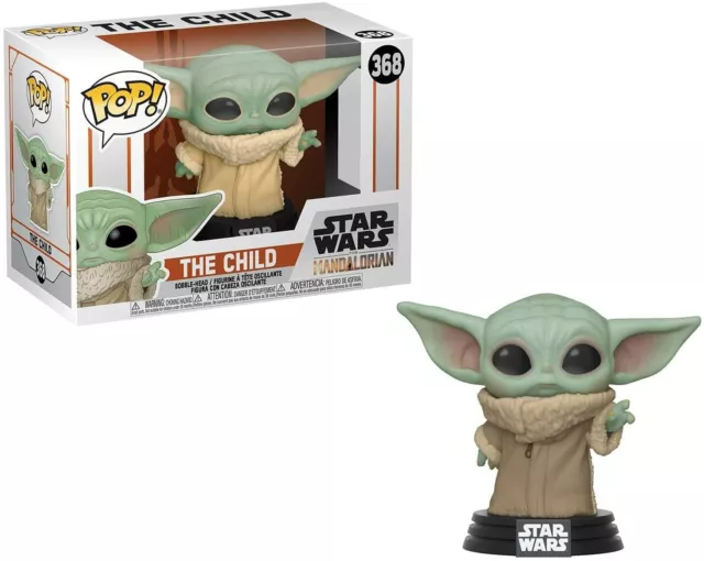 Star Wars Mandalorian Baby Yoda The Child Grogu Funko Pop NIB #368 **IN STOCK**