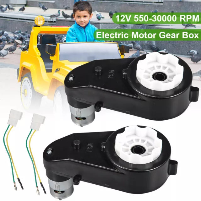 Power Wheels Motor And Gearbox For Ride On Toys Car Jeep 30000RPM High Speed 12V