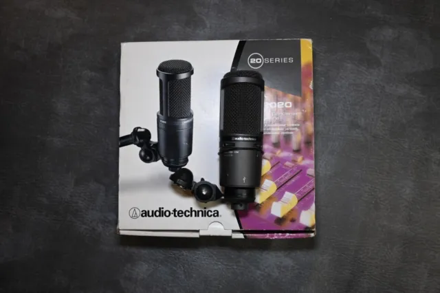 Audio Technica AT2020USB Plus USB USB Cardioid Condenser Microphone Streamer Mic