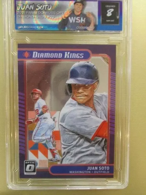 2021 Panini Donruss Baseball Diamond Kings Juan Soto #20 PGX9