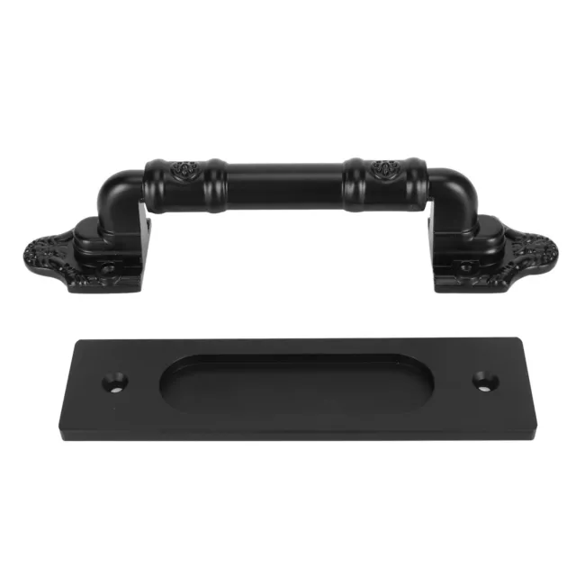 Sliding Barn Door Handle Double Sided Black Barn Door Pull Handle For Gates