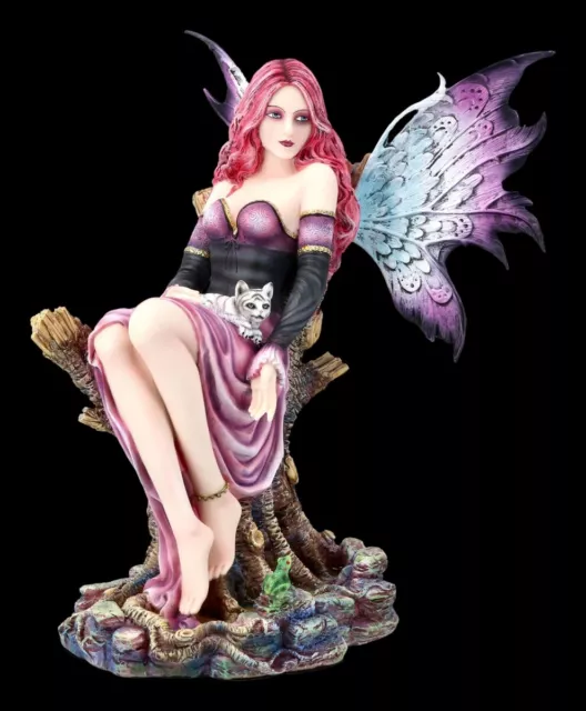 Figura Elfos - Arias Con Tigre Bebé Ángel, Figura, Estatua, Escultura, H 36,5cm