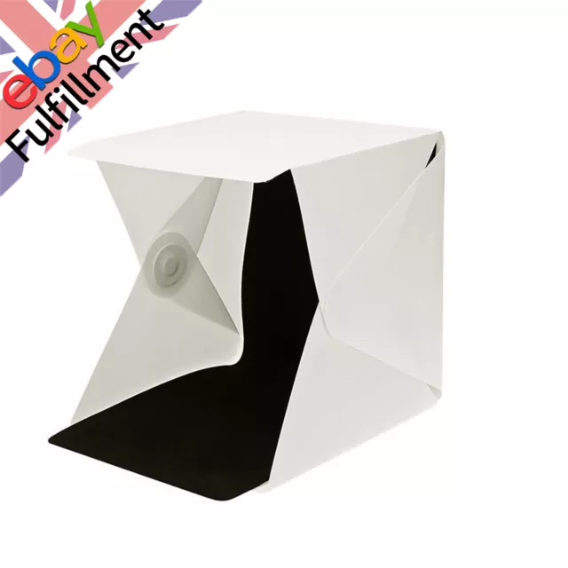 Moving LED Light Room Photo Studio Photography Lighting Tent Backdrop Cube Box b