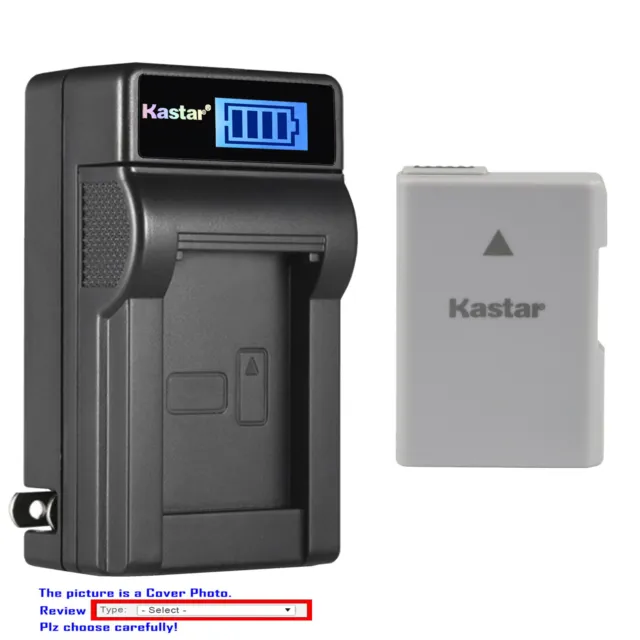 Kastar Battery LCD Wall Charger for Nikon EN-EL14a EN-EL14b & Nikon D3100 DSLR