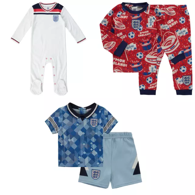 Set pigiama neonato abbigliamento da notte calcio inglese - nuovo