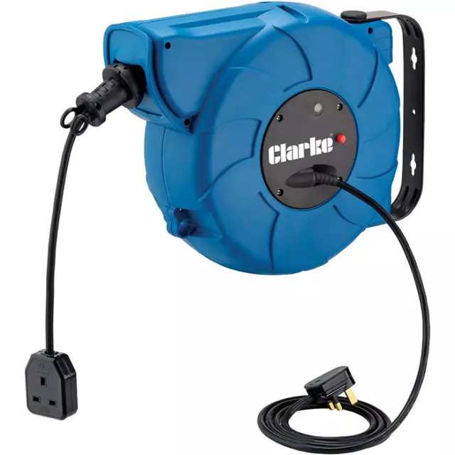 Clarke CCR15T 15 Metre 230V Retractable Cable Reel - Automatic Cable Reel