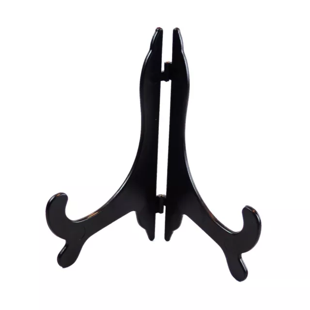 Teller Ständer, Sammelteller Aufsteller, Tellerhalter, 18 cm hoch schwarz (440b)