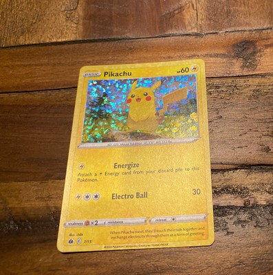 holo mcdonalds pikachu card