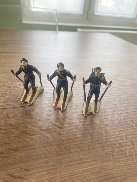 33T VINTAGE JOUET Ancien Soldat de Plomb WWI Poilu H 5.7 cm Figurine