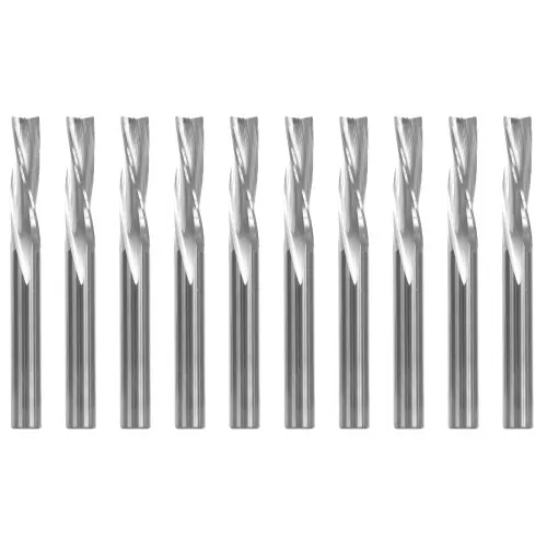 1/4" Dia. 3 Flute Low Helix Downcut Endmill (10 Pack) - Yonico 36314-SC-10PK
