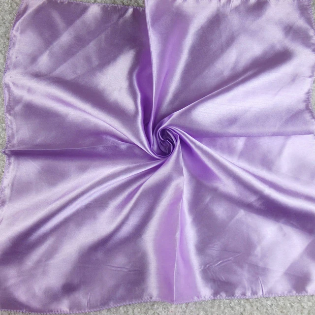 Solid Colored Scarves for Women's Imitation Silk Stage, Plain Colored Scarves