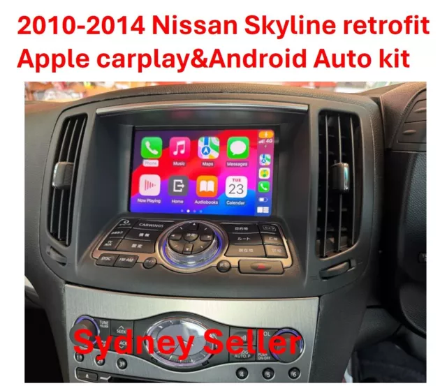 2010-2014 Nissan Skyline retrofit apple carplay&Android auto kit