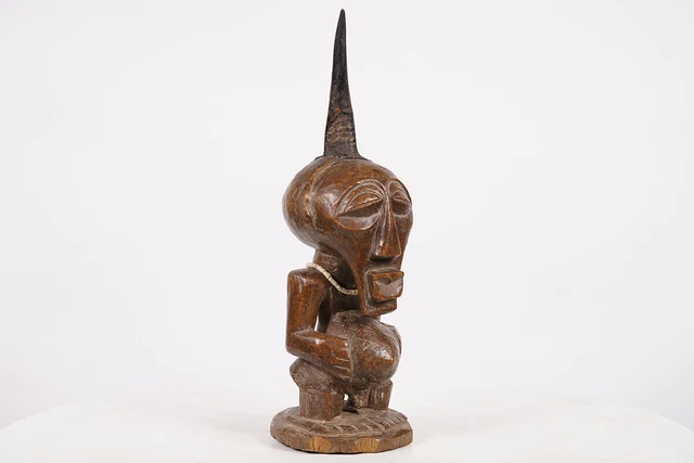 Charming Songye Statue 14" - DR Congo - African Art