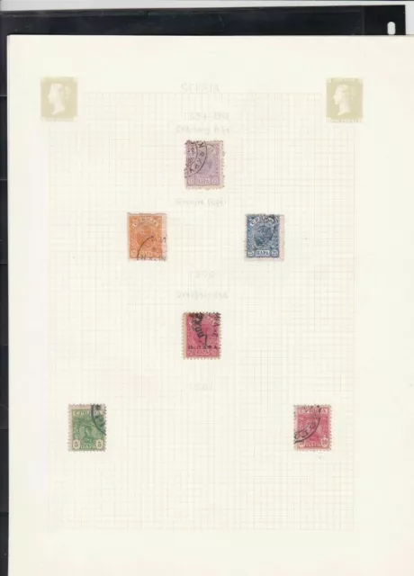 serbia stamps page ref 16988