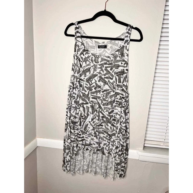 Lauren Moshi Hi-low Guns Dress/Tunic RARE FIND!