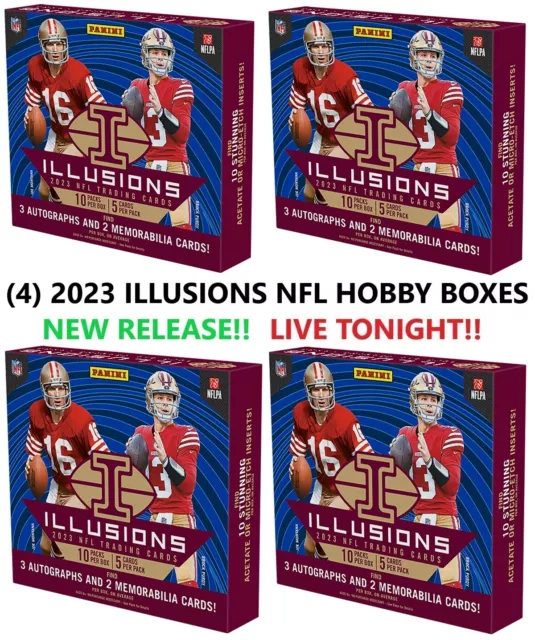 ARIZONA CARDINALS BREAK 510 x4 2023 ILLUSIONS NFL Football HOBBY BOX 1/