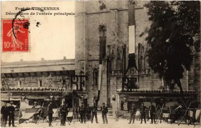 CPA AK Fort de VINCENNES Main Entrance Decoration (672207)