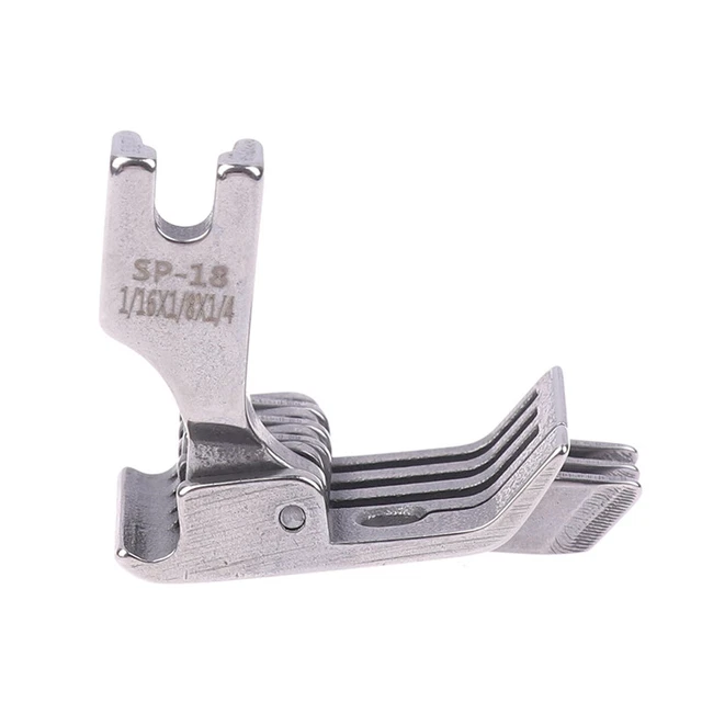 Prensatelas Para Dobladillo Con Rueda Ajustable, Para Máquina De Coser - Crea Dobladillos De 6 Mm En Tela Elástica, Punto, Cuero, Ideal Para Principiantes Y Expertos