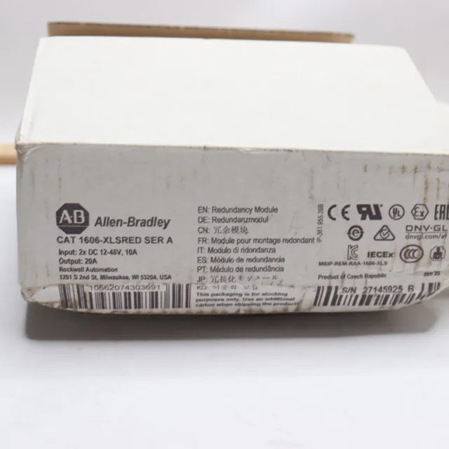 Allen Bradley Power Supply XLS Redundancy Module 24V 20A 1606-XLSRED