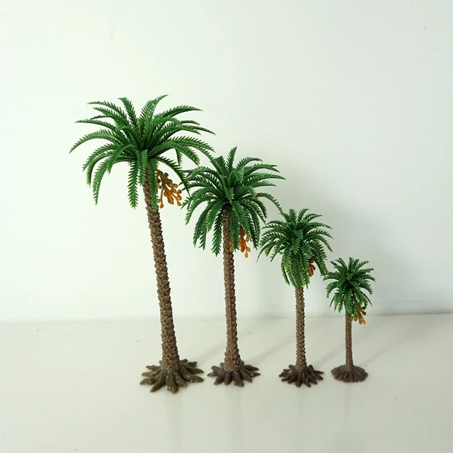 Arbres Modèles N (1/160) - Lot De 20, Hauteur 7,5 Cm - Pour Décoration Maquettes Trains, Dioramas, Villages
