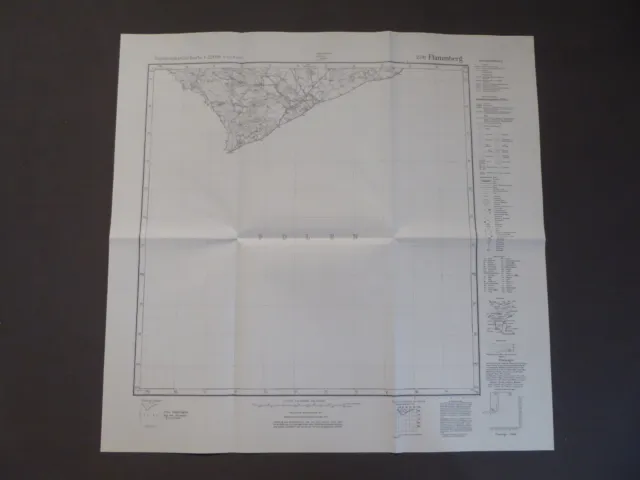 Landkarte Meßtischblatt 2791 Flammberg, Opaleniec, Ostpreußen, Ortelsburg, Polen