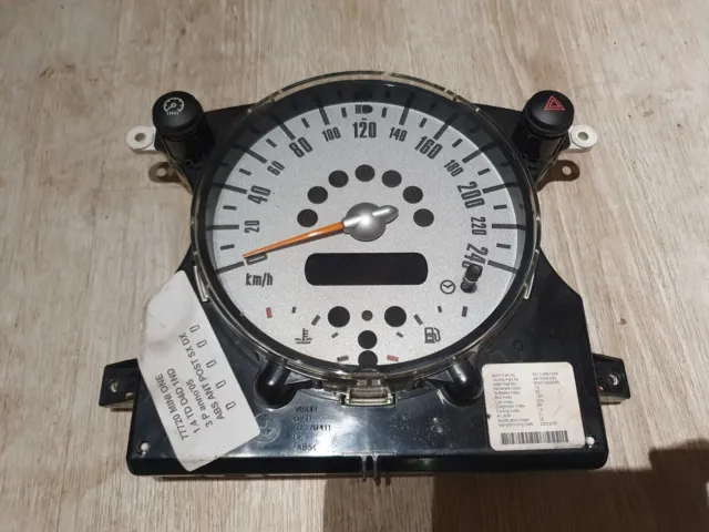 QUADRO STRUMENTI CONTACHILOMETRI TACHIMETRO MINI ONE r50  DIESEL