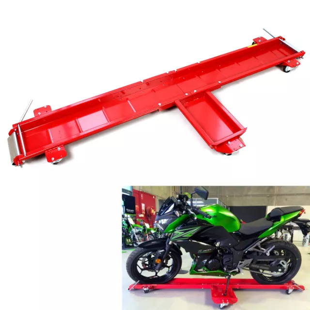 Motorcycle Dolly Centre Stand Motorbike Tool Garage Mover Parking Trolley 567kg