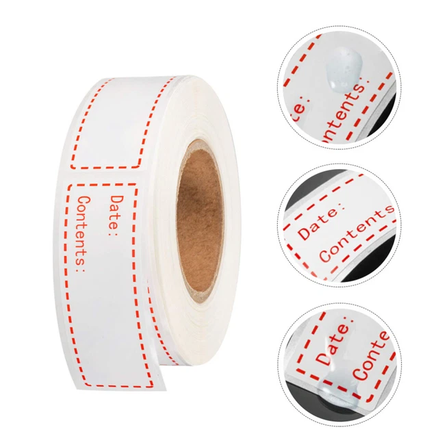 1000 Etichette Adesive Per Alimenti - Ideali Per Congelatore, Barattoli E Conservazione Cibi - Foto 2