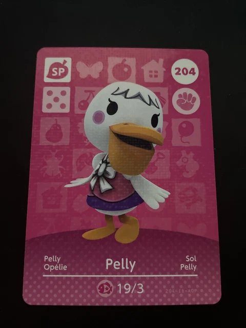Carte Amiibo Animal Crossing 207 Layette / Mabel Holo [EUR] – Série 3, Near Mint, Nintendo