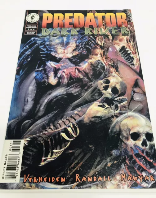 PREDATOR “Dark River” #3 Dark Horse Comics 09/1996 Verheiden/Randall/Magyar VGUC