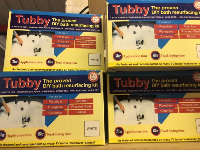 Tubby Bath Kit . White Enamel Bath Repair Kit . Quick Delivery⭐️Best Price