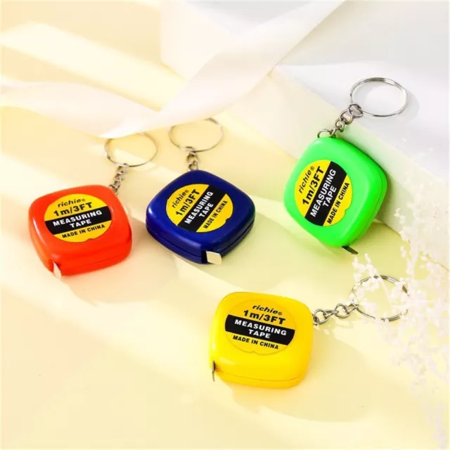 Mini Tape Measure Roll Tape Automatic Telescopic Ruler 1m/3ft Digital Ruler