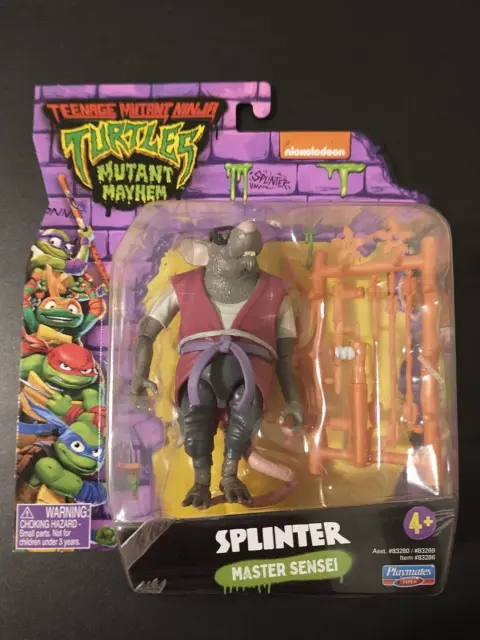 Teenage Mutant Ninja Turtles Mutant Mayhem SPLINTER Master Sensei Action Figure