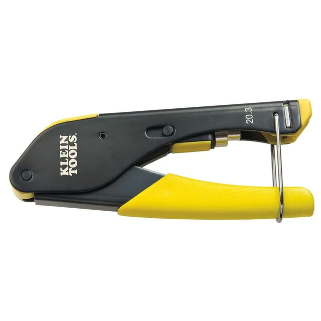 9 In. Compact F-Connector Compression Crimper
