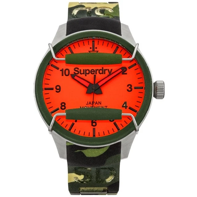 SUPERDRY SYG129N PLASTIC Bracelet Gents 100M WR Watch 2 Yr Guar