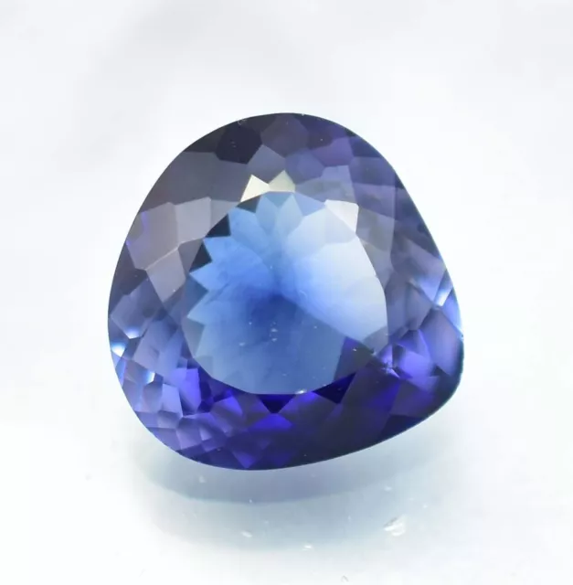 Piedra preciosa suelta corte corazón zafiro azul real natural de 12,30...