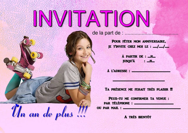 5 - 12 ou 14 cartes invitation anniversaire lilo et stitch REF 439 EUR